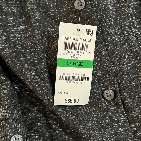 NWT mens dress shirts size large - Picture 2 of 5